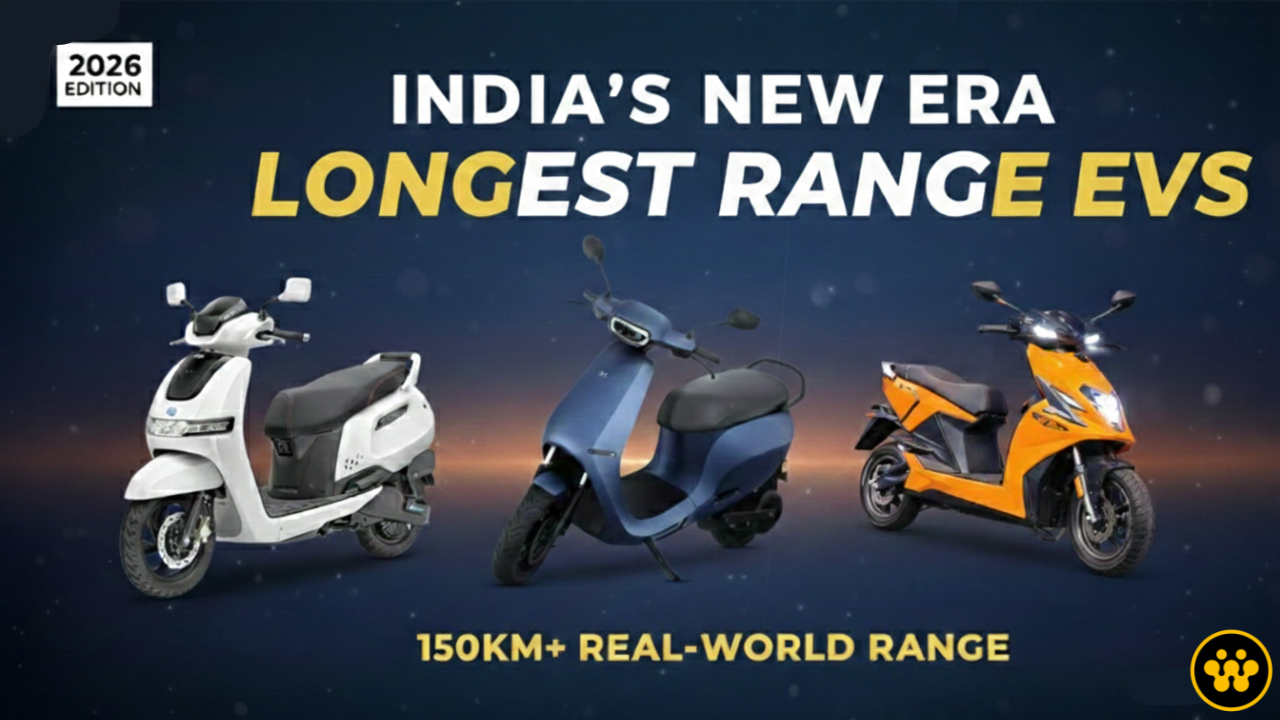 Best Long Range Electric Scooters in India (2026 List) | EVINDIA