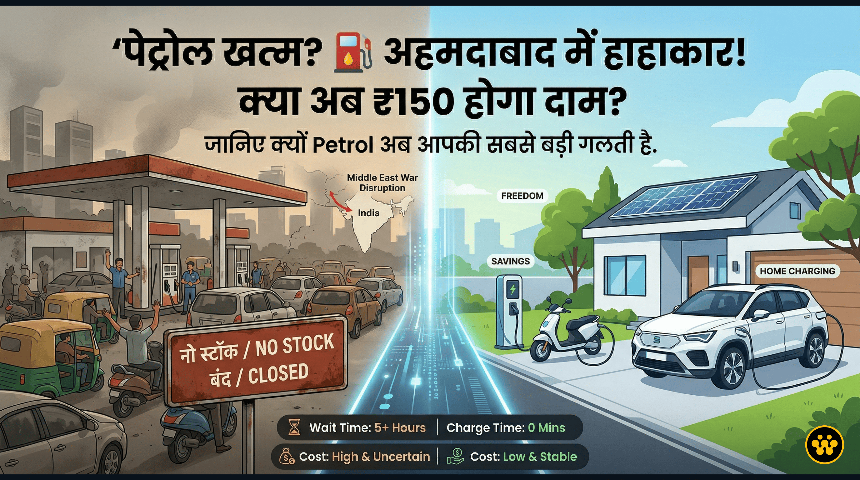 Ahmedabad Petrol Shortage: Are 5-Hour Queues the New Normal? Why Global War is Killing Your Petrol Car