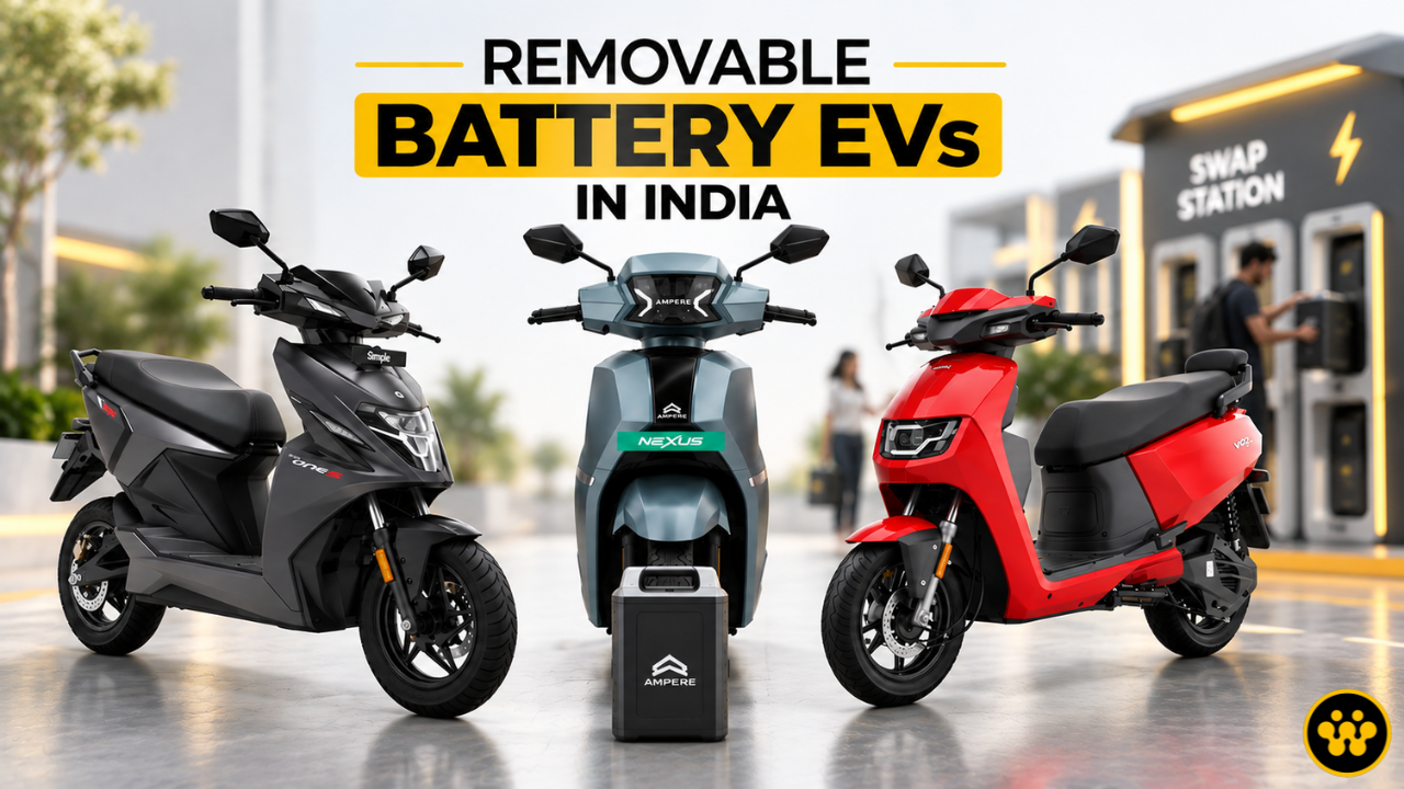 Electric Vehicles with Removable/Swappable Batteries – 2025 Guide for India
