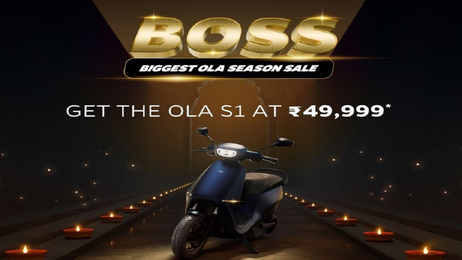 Buy Ola S1 @49,999: Introducing BOSS – The Biggest Ola Season Sale