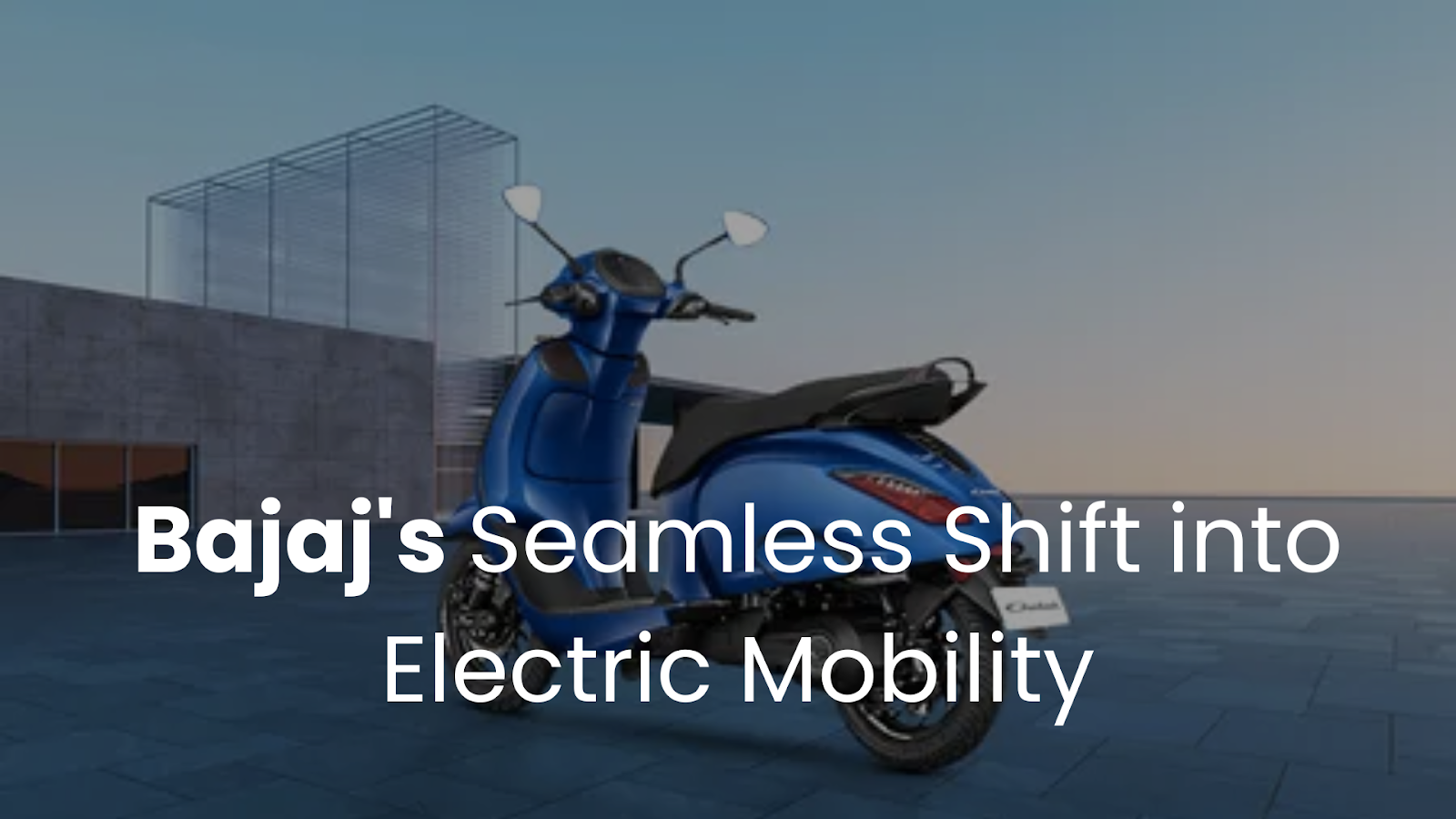 Electrify Your Ride: Bajaj's Shockingly Smooth EV Lineup