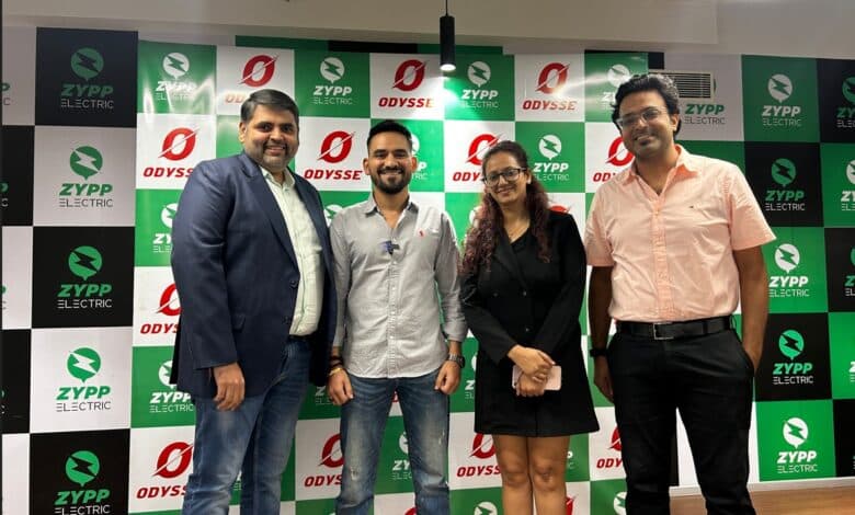 Zypp Electric invests in Odysse Electric, orders 40,000 electric two-wheeler