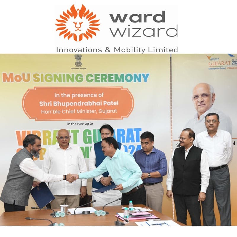 Gujarat Government and Wardwizard join hands to establish EV Hub 