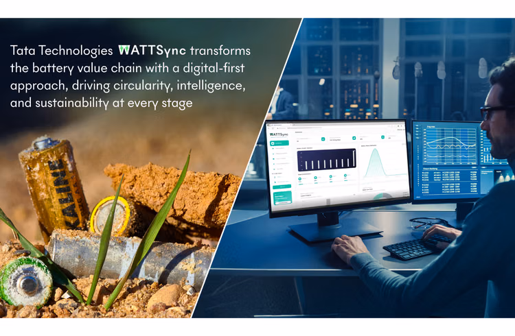 Tata Technologies Unveils WATTSync: India’s First Digital Battery Passport Platform to Revolutionize EV Transparency