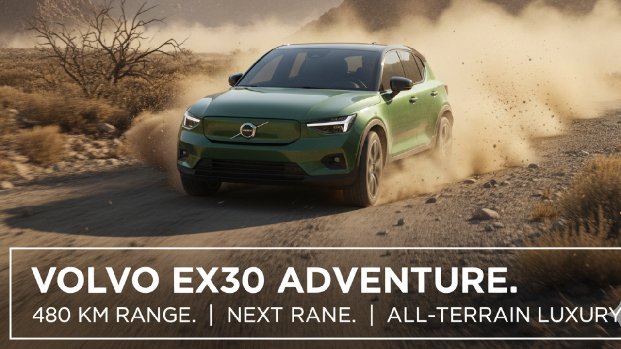 Volvo EX30 Launch in India : Fastest Luxury EV with 480 km Range & 5-Star Safety