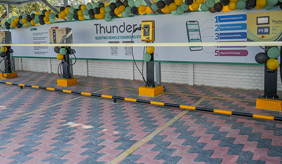 Bengaluru airport gets ThunderPlus 1 MW ultra-fast charging hub for electric vehicles
