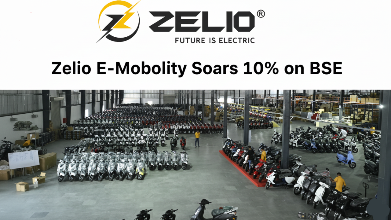 Zelio E-Mobility Shares Soar 10% on BSE: Investor Confidence Fuels India's EV Growth Story