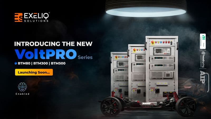 Exeliq unveils VoltPRO, AI-driven EV battery testing system