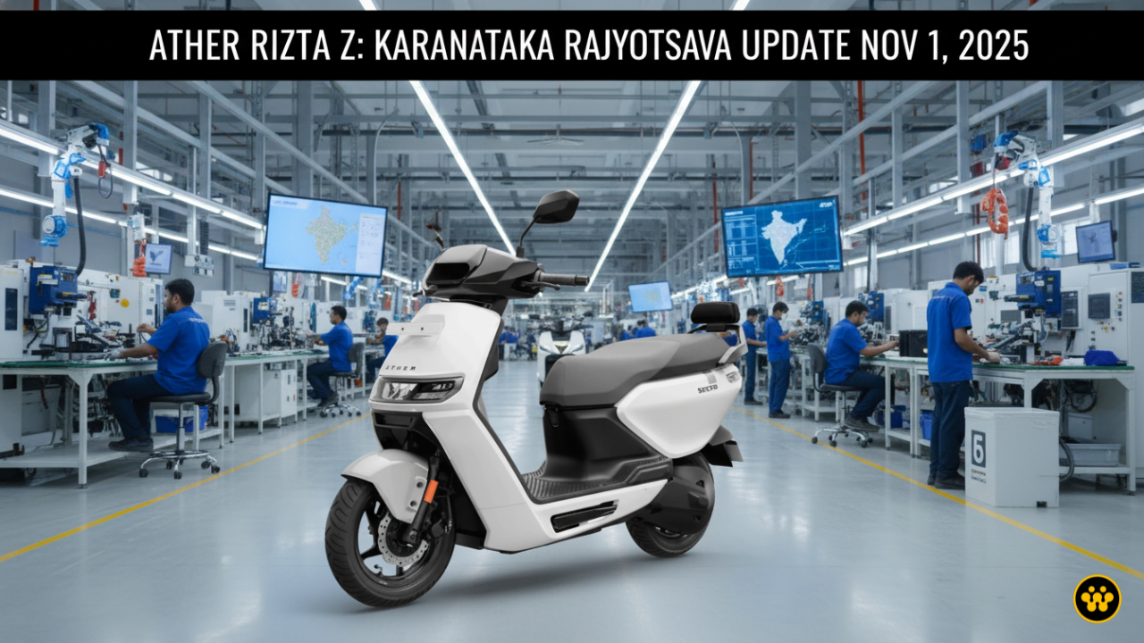 Ather Energy Rolls Out Kannada Dashboard Update for Rizta Z on Karnataka Rajyotsava