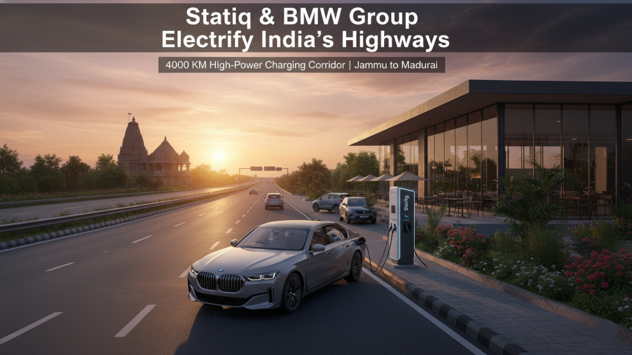 Statiq and BMW Group India Launch High-Power EV Charging Network on Major Highways