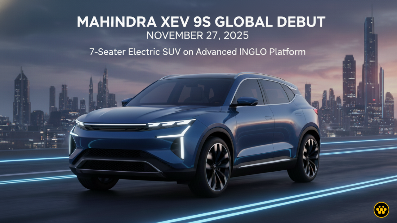 Mahindra XEV 9S Debut Confirmed: New 7-Seater Electric SUV Set for November 27 Launch