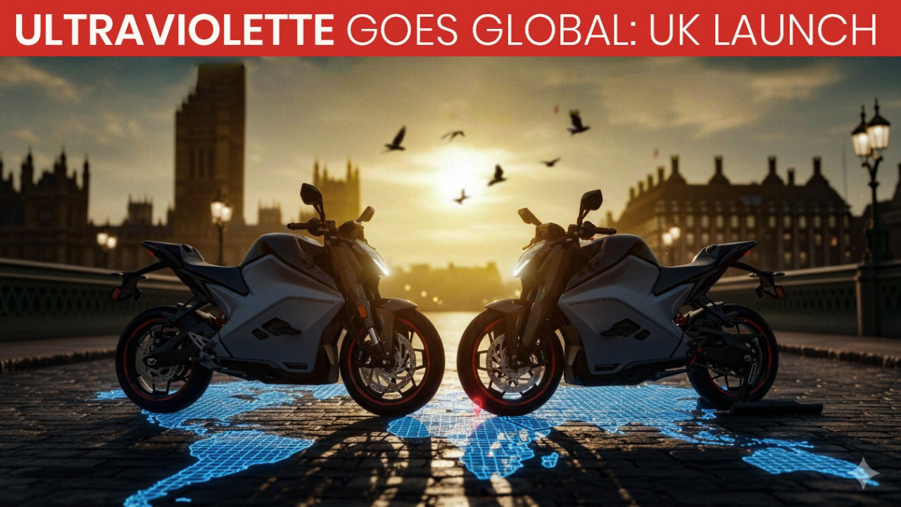 Ultraviolette Officially Launches in the UK; Unveils World’s First Radar-Integrated Motorcycle and New Scooter Platform at 'Motorcycle Live'