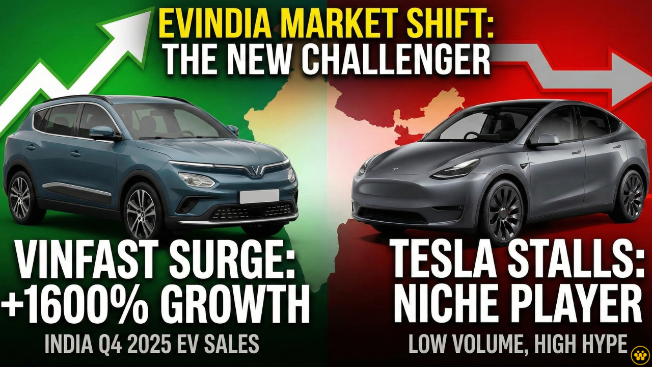 VinFast Sales Skyrocket 1600% in India as Tesla Stalls: Late 2025 EV Market Shake-up