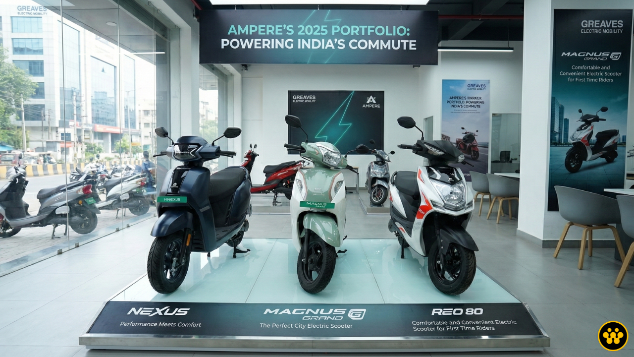 Greaves Electric Mobility Doubles Down on "Built for Bharat" with Refreshed 2025 Ampere Portfolio