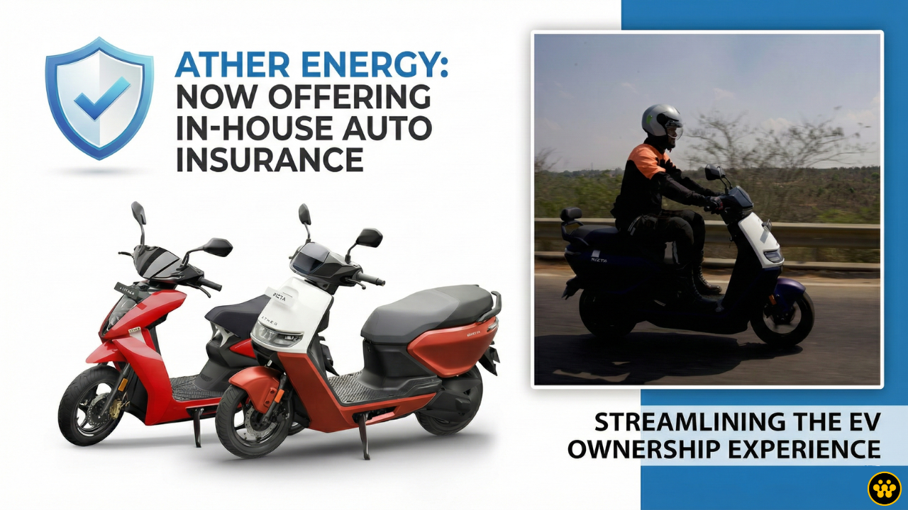 Ather Energy Launches In-House Auto Insurance Distribution to Bolster EV Ecosystem
