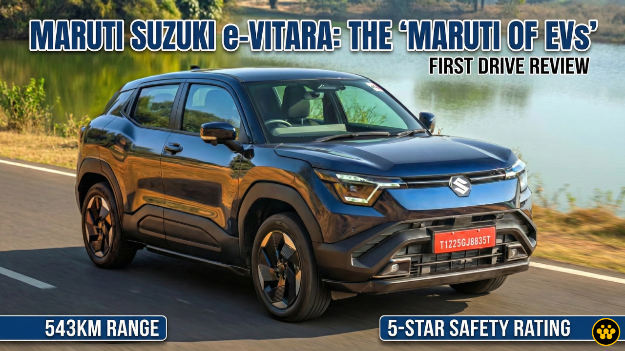 Maruti Suzuki e-Vitara Review: The "Maruti of EVs" is Finally Here with 543km Range and 5-Star Safety