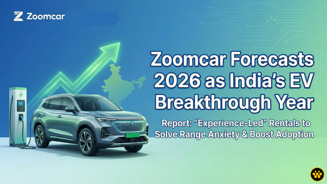 Zoomcar Forecasts 2026 as India’s EV Breakthrough Year: Why 'Trying Before Buying' is the Key
