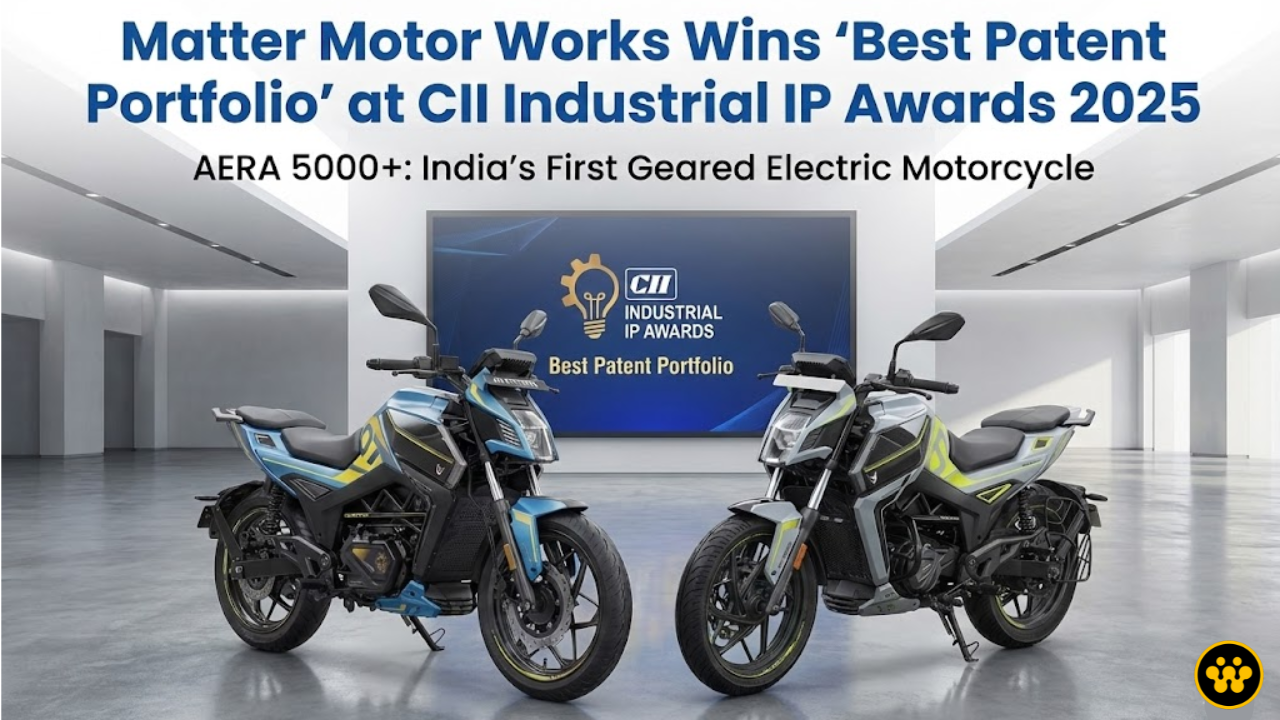 Matter Motor Works Wins ‘Best Patent Portfolio’ at CII Industrial IP Awards 2025