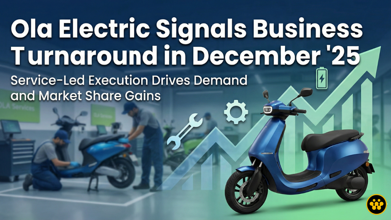 Ola Electric Staging a Comeback: Market Share Surges as 'Hyperservice' Strategy Pays Off