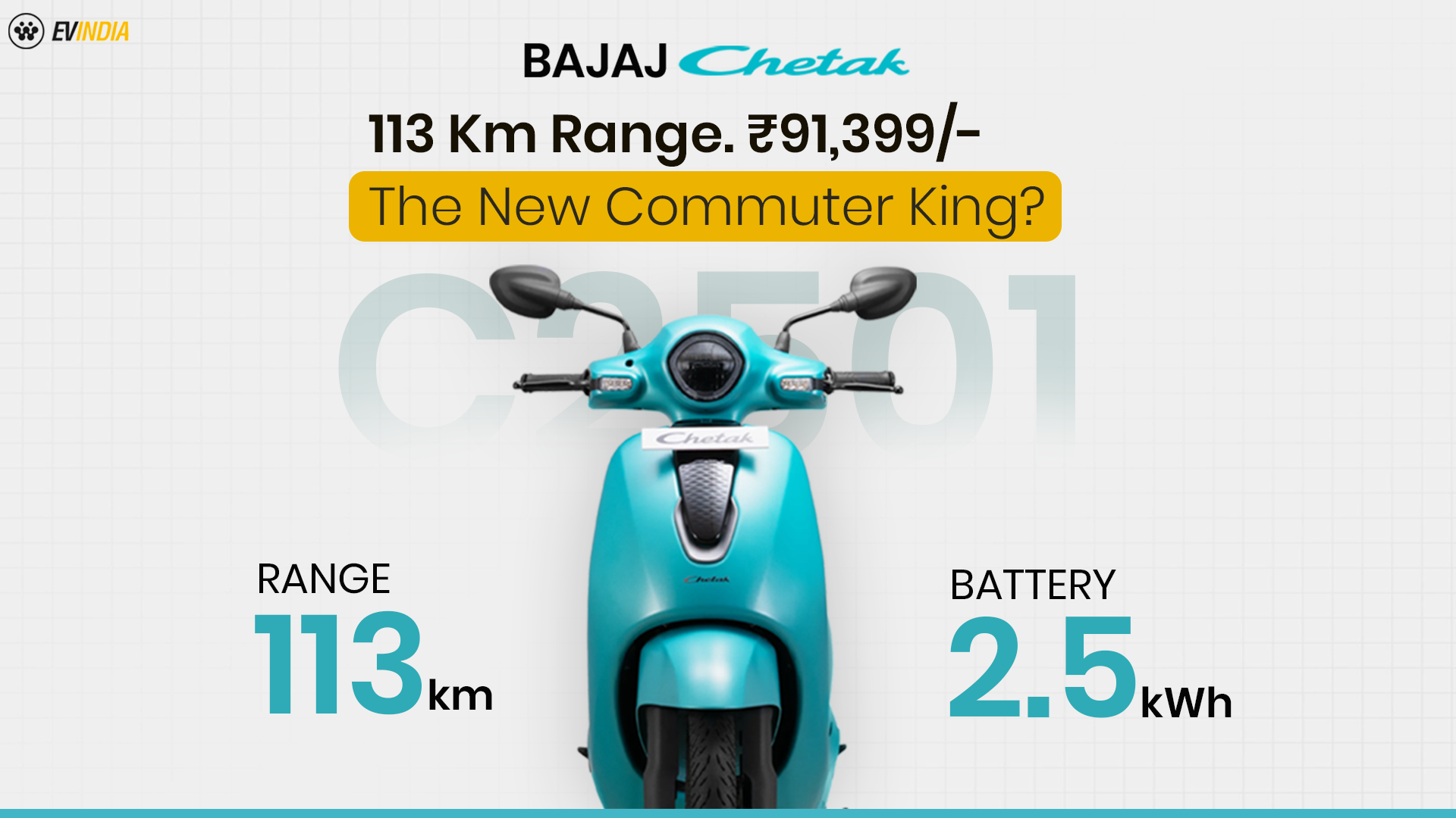 Bajaj Challenges Ola & TVS: New Chetak C25 Debuts with 113 km Range to Dominate ‘Bharat’ Market