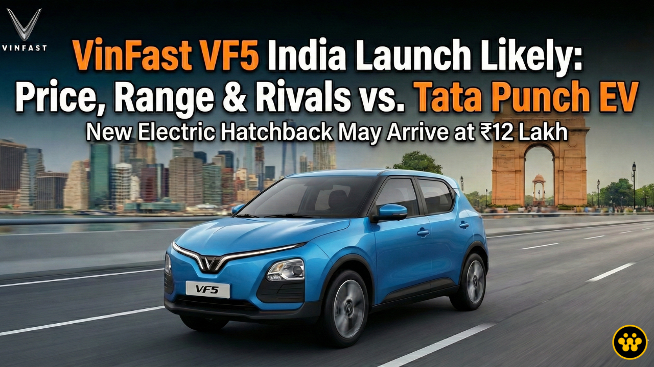 VinFast VF5 India Launch Likely: Price, Range & Rivals vs. Tata Punch EV