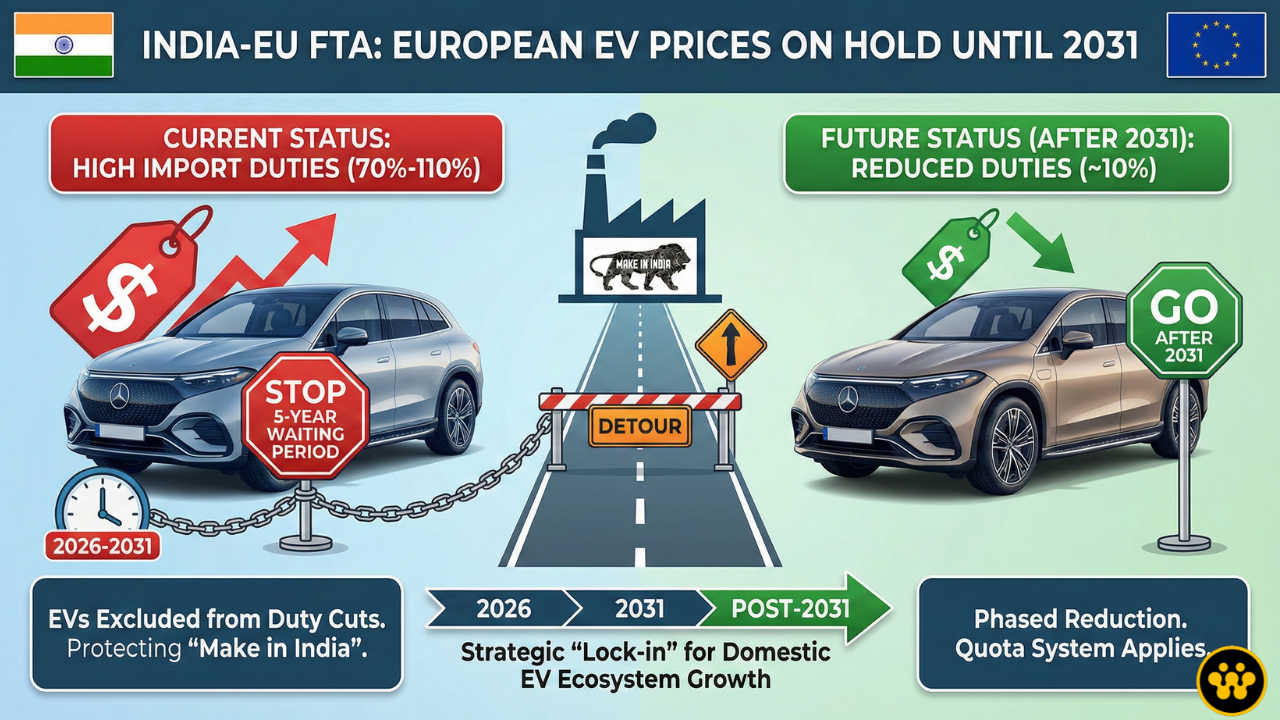 India-EU FTA: Why Your Favorite European EVs Won’t Get Cheaper Until 2031