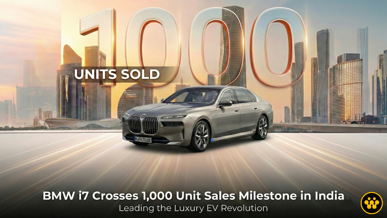 BMW i7 Crosses 1,000 Unit Sales Milestone in India: Leading the Luxury EV Revolution