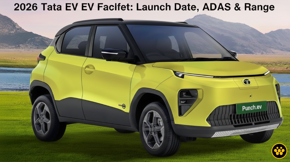 2026 Tata Punch EV Facelift Launching on Feb 20: ADAS, 12.3-inch Screen, and 450km+ Range!