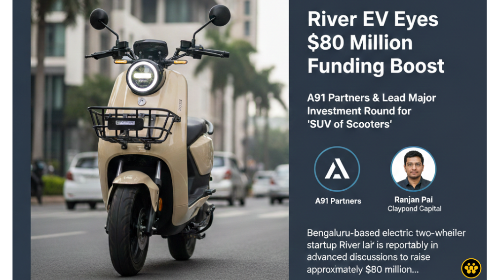 River EV Eyes $80 Million Funding Boost from A91 Partners and Ranjan Pai