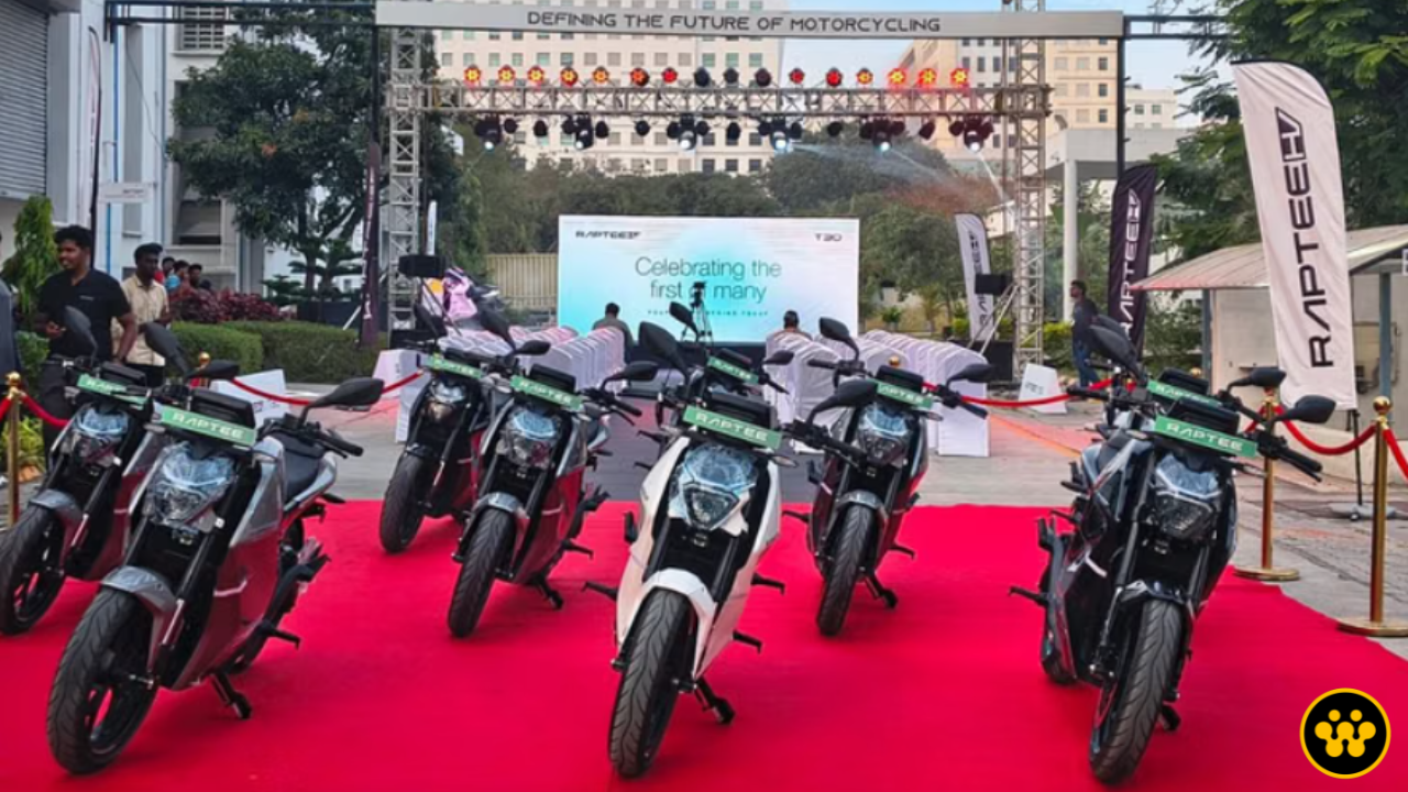 Raptee.HV Commences Large Scale Deliveries of T30 Electric Motorcycle; Bengaluru Launch in April 2026