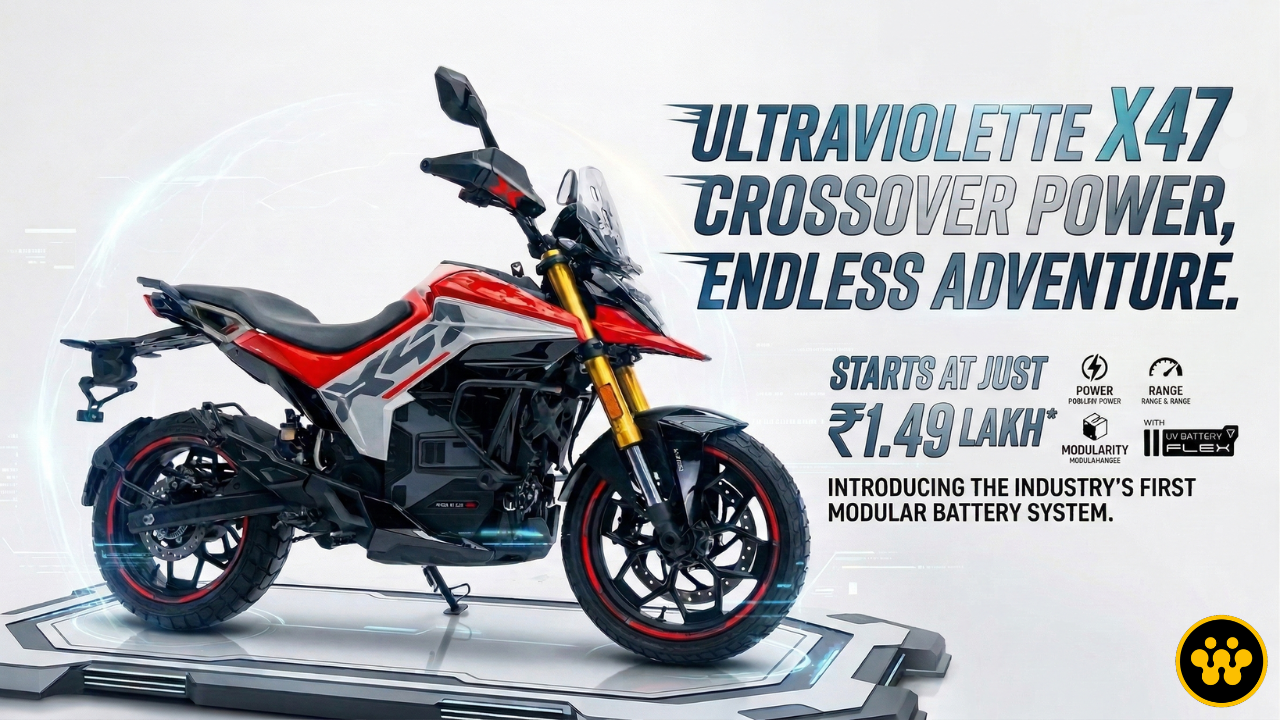 Ultraviolette Disrupts EV Market with ‘Battery Flex’: X-47 Now Starts at ₹1.49 Lakh