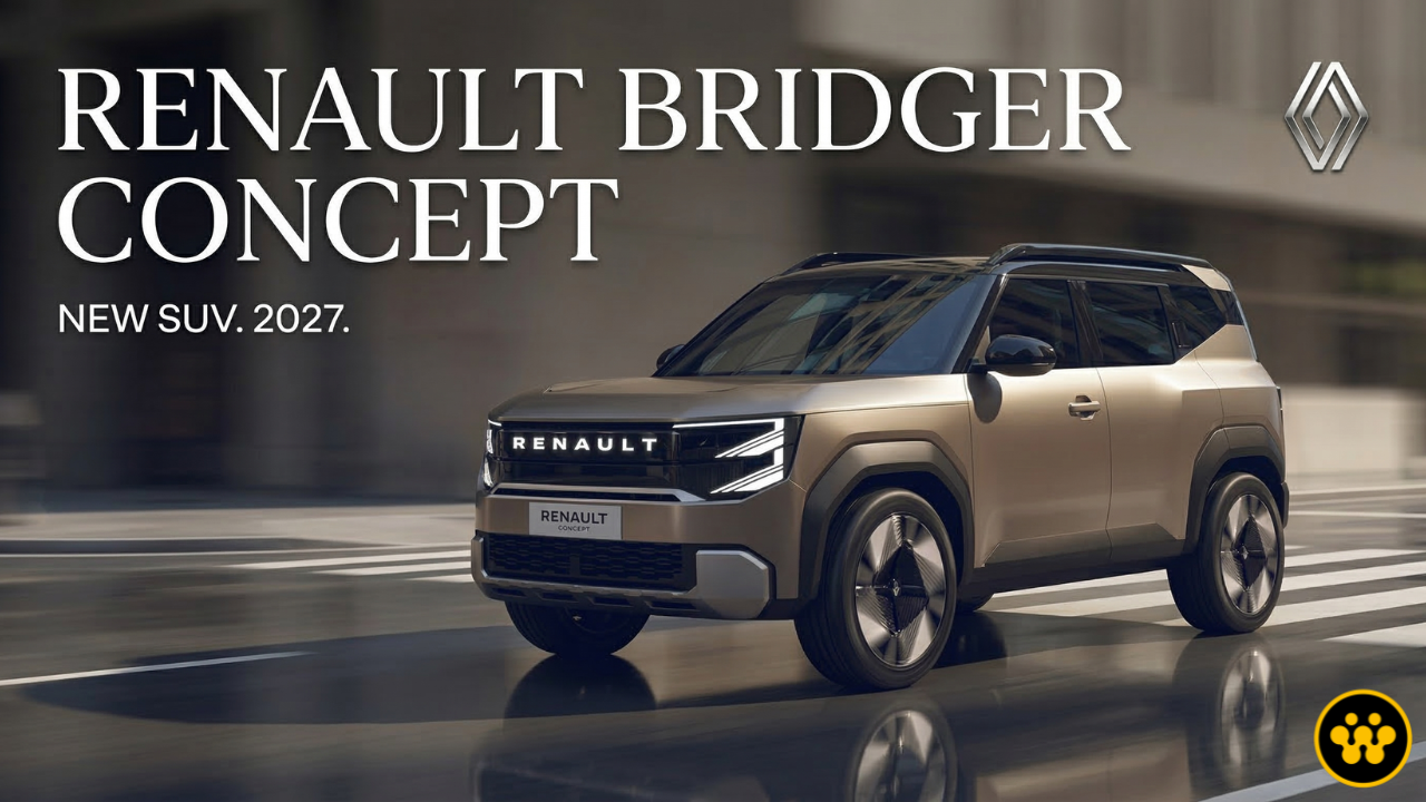 Renault Bridger Concept Unveiled: New Compact SUV Coming to India in 2027