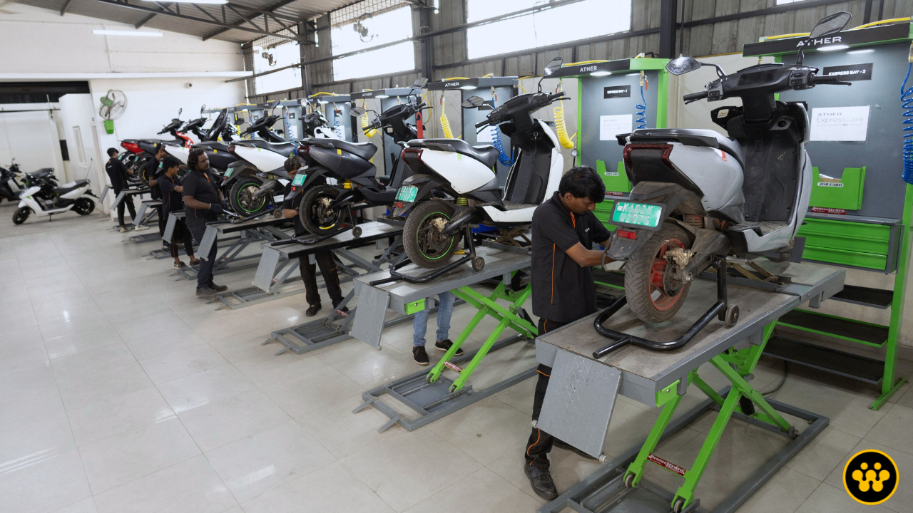 Ather Energy Doubles Service Network to 500 Centers; Eyes 700 Experience Centers by FY26