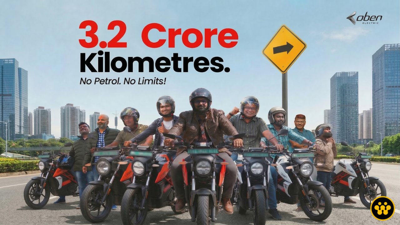 Oben Electric Hits 3.2 Crore KM Milestone: How Rorr is Redefining Daily Commuting in India