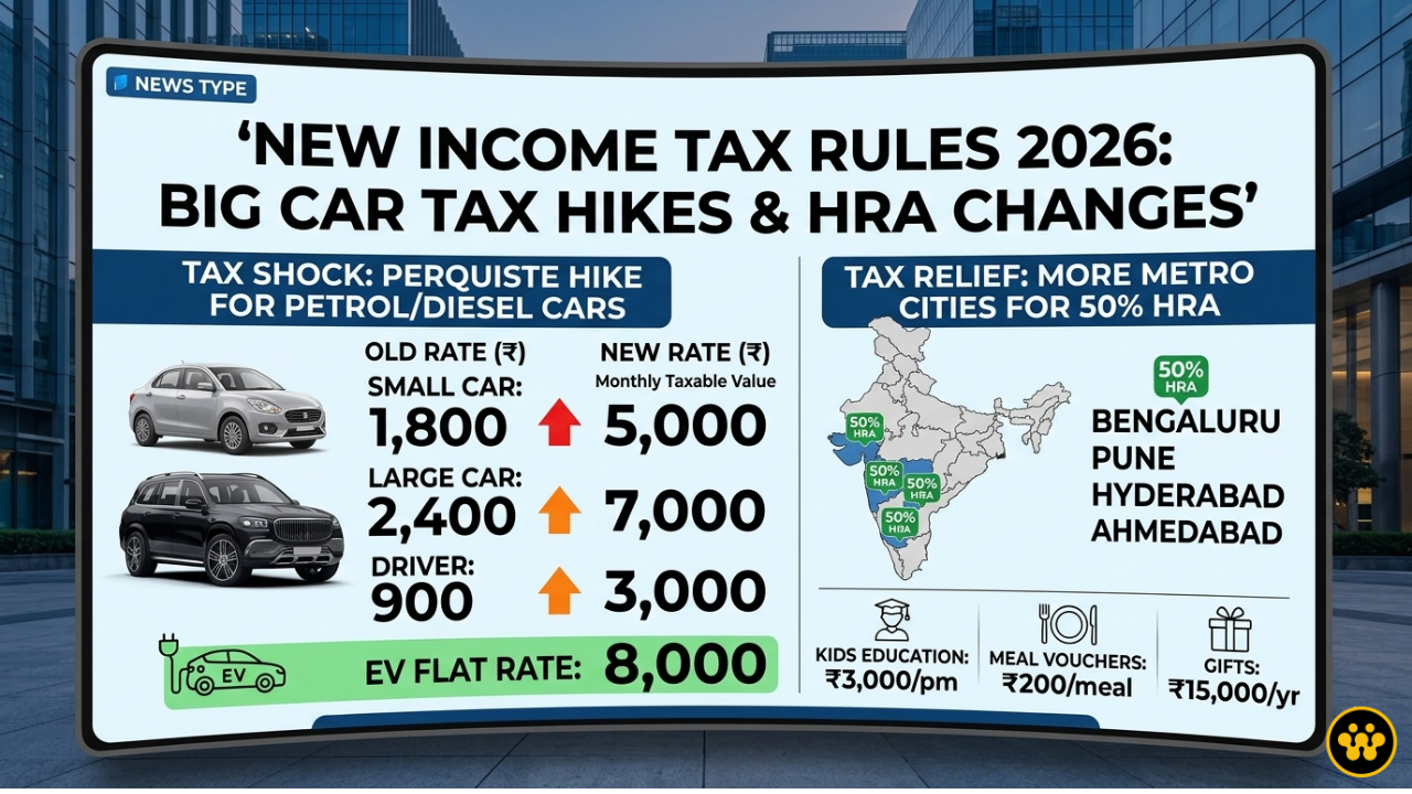 New Income Tax Rules 2026: Big Hikes in Company Car Tax and Relief for Rent Payers