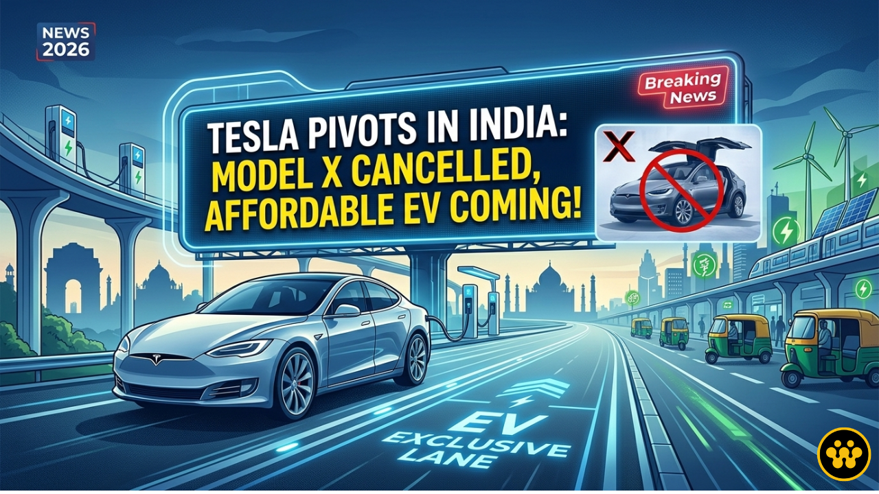 Tesla Pivots in India: Model X Cancelled as Focus Shifts to ₹25 Lakh "Mass Market" EV