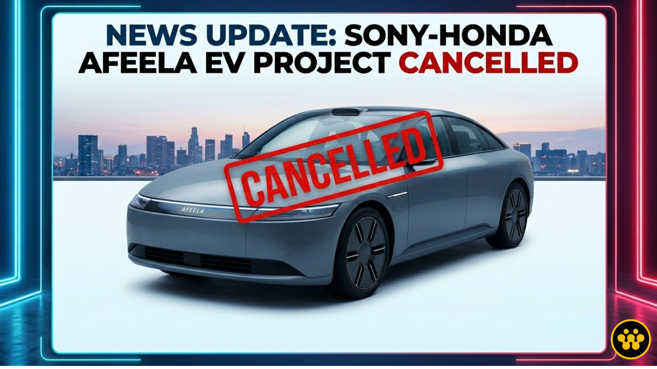 Sony Honda Afeela EV Project Cancelled: Why the ‘PlayStation Car’ is Dead