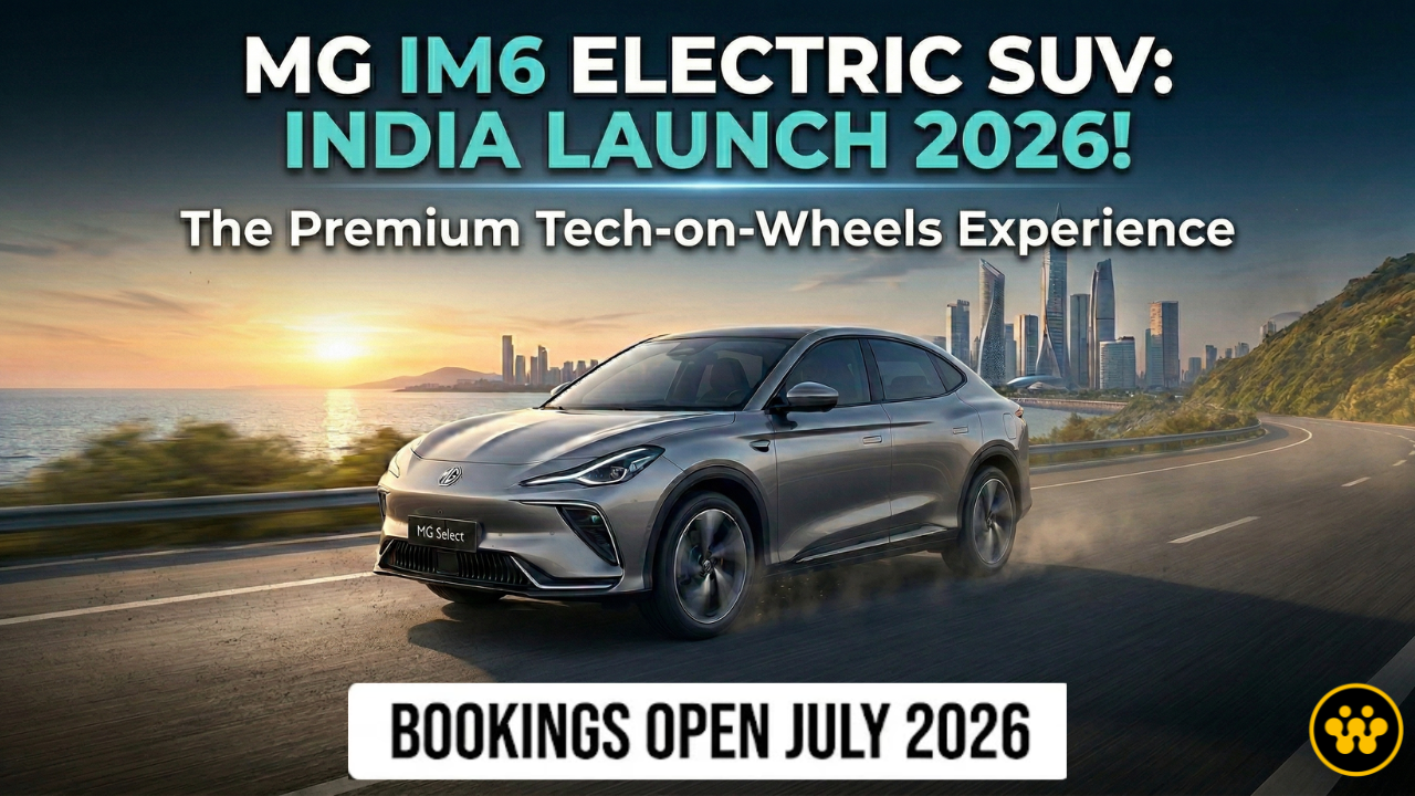 MG IM6 Electric SUV India Launch Confirmed for August 2026: 625km Range & Premium Features
