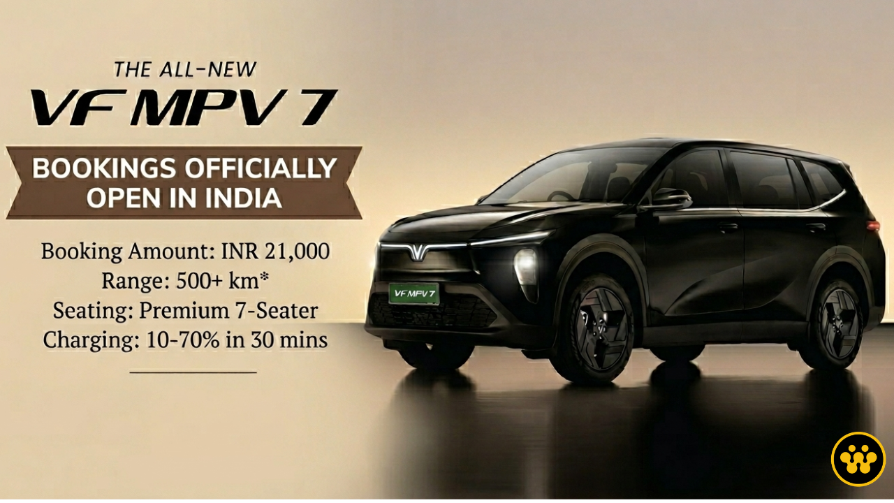 VinFast VF MPV 7 Bookings Open in India: Price, Range, and Key Specs Revealed