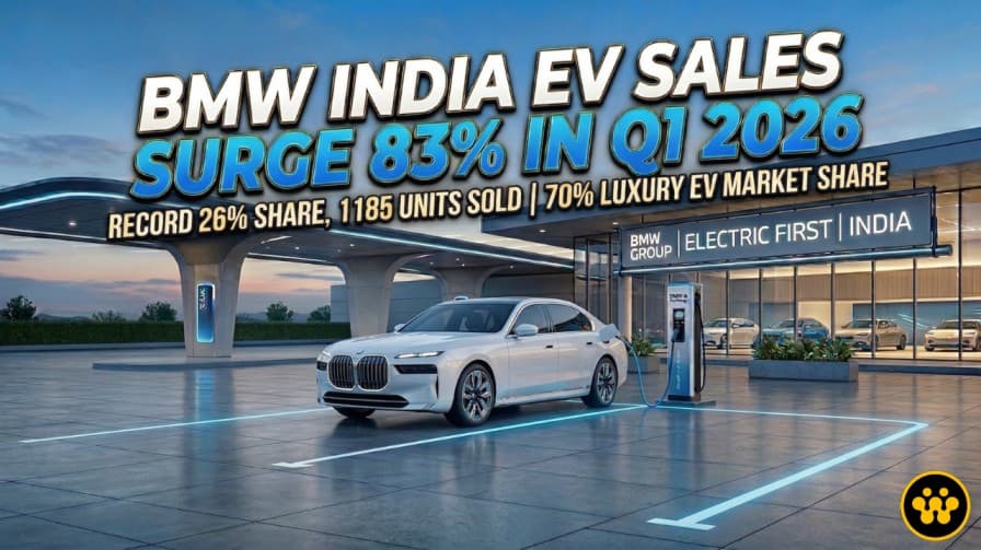 BMW Group India Dominates Luxury EV Market: Electric Sales Surge by 83% in Q1 2026