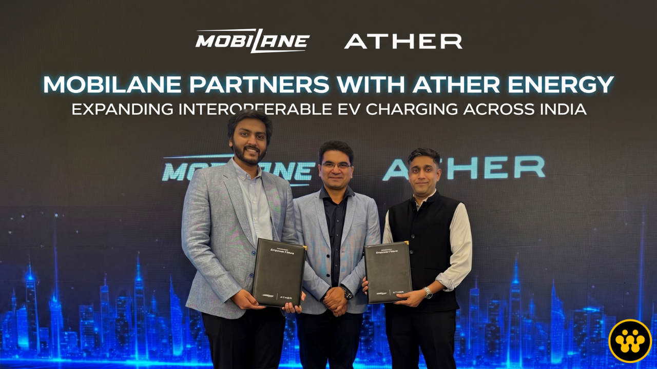 Ather Energy and MobiLane Join Forces to Revolutionize EV Charging in India