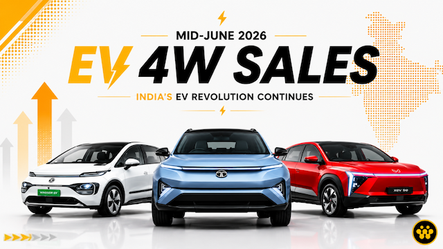 EV 4-Wheeler Sales Mid-June 2026 | EVINDIA