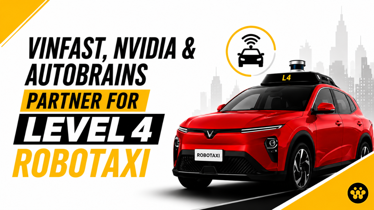 VinFast, NVIDIA, and Autobrains Partner to Launch Level 4 Robotaxi Platform for Southeast Asia