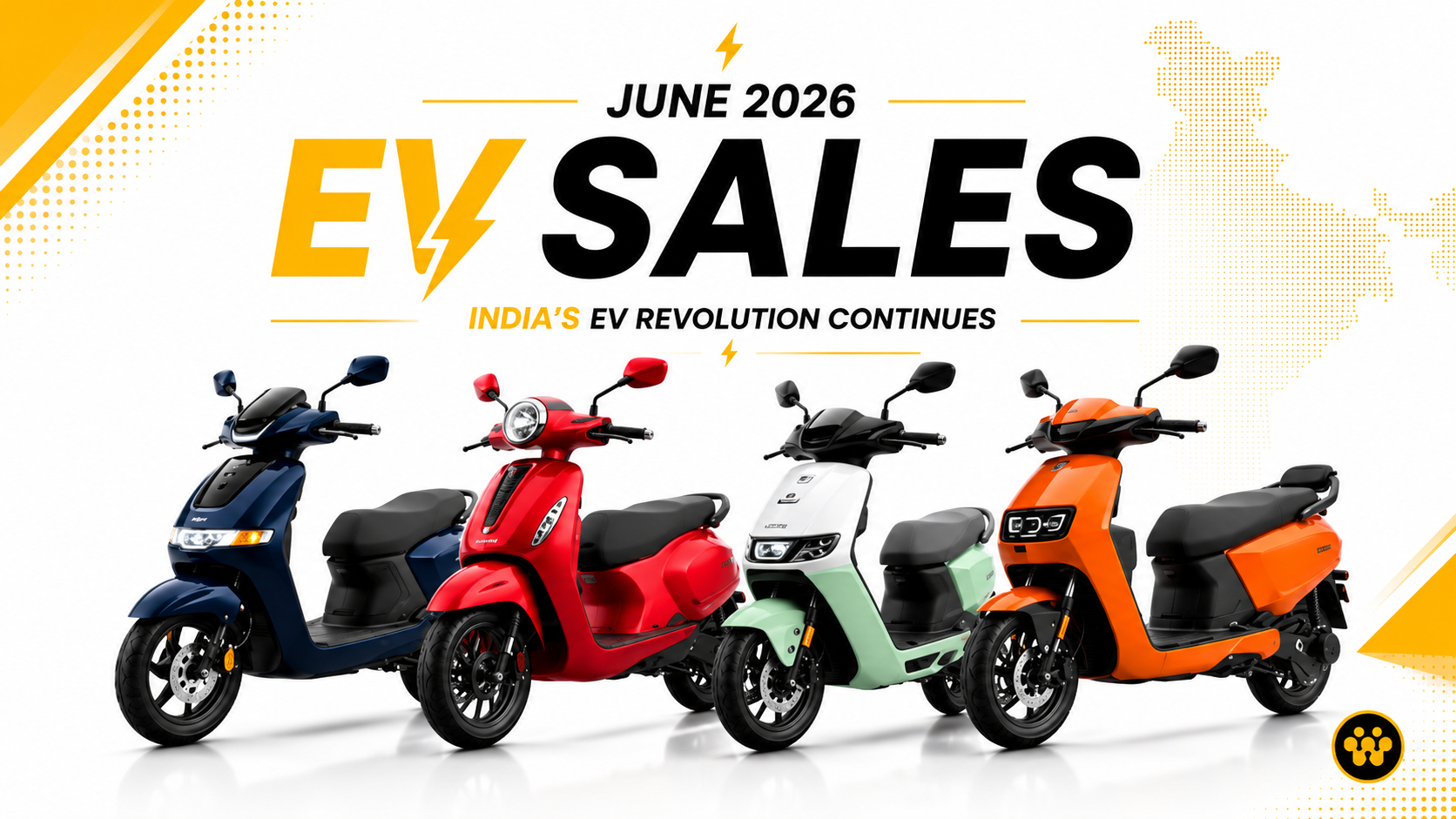 EV 2 Wheeler sales June 2026: Top 6 Brands Analysis | EVINDIA
