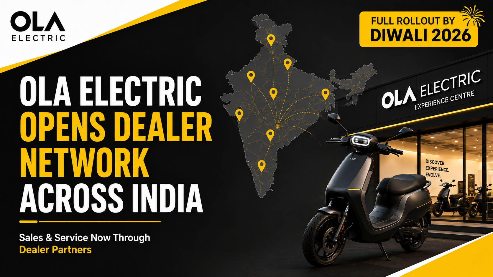 Ola Electric Opens Sales and Service Network to Dealer Partners Across India