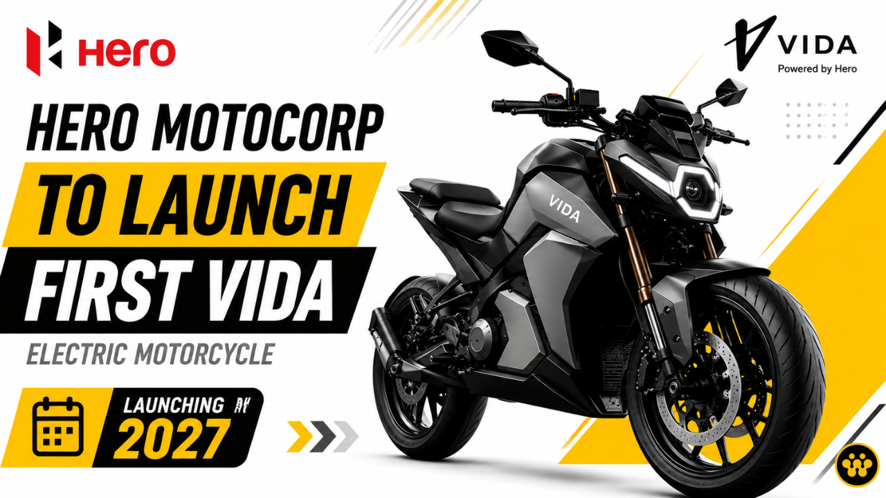 Hero MotoCorp to Launch First Vida Electric Motorcycle in 2027