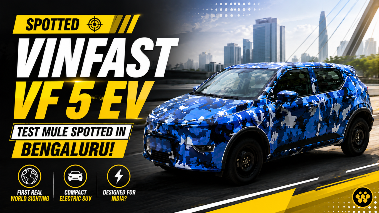VinFast VF 5 Electric SUV Spied in India: The Upcoming Tata Punch.ev Rival?