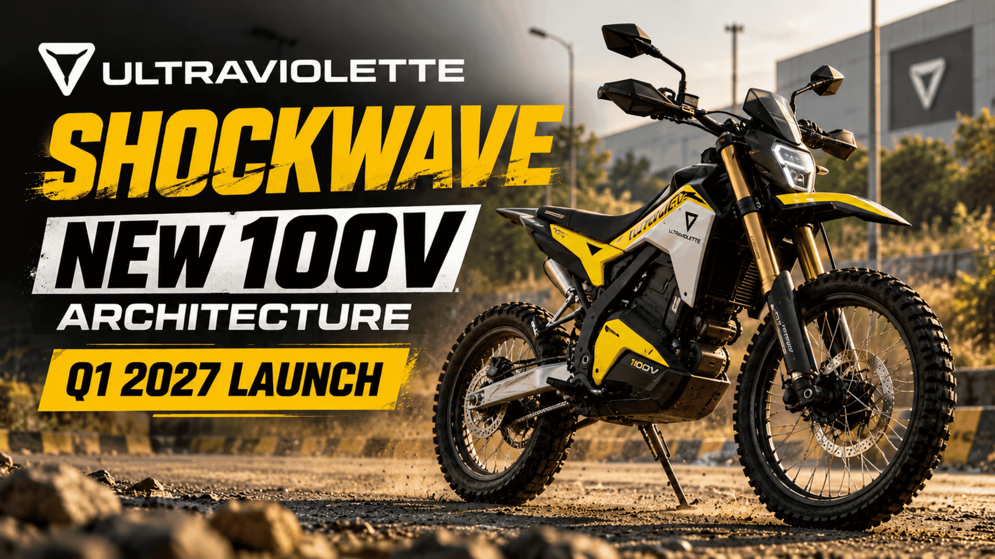 Ultraviolette Shockwave Launch Confirmed for Q1 2027 with New 100V Architecture