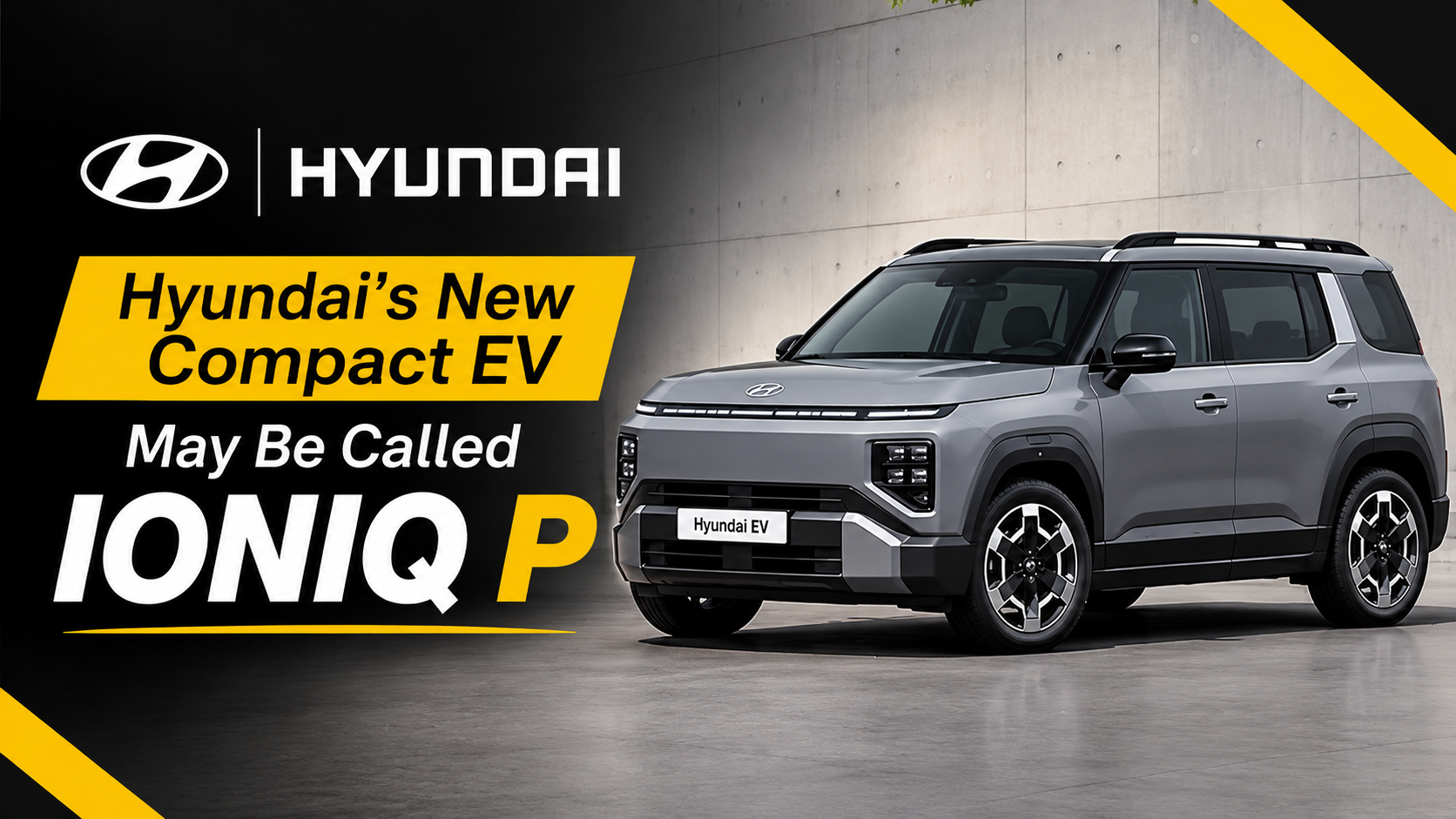 Hyundai Ioniq P: South Korean Auto Giant Prepares Entry-Level Electric SUV for India