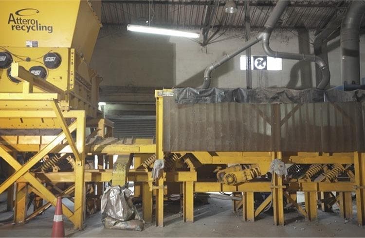 Attero works on recycling lithium-ion EV batteries.